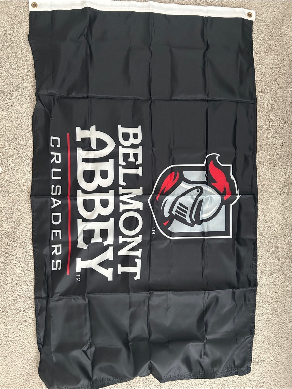 Belmont Abbey Crusaders 3’ x 5’ Silk Screened Flag